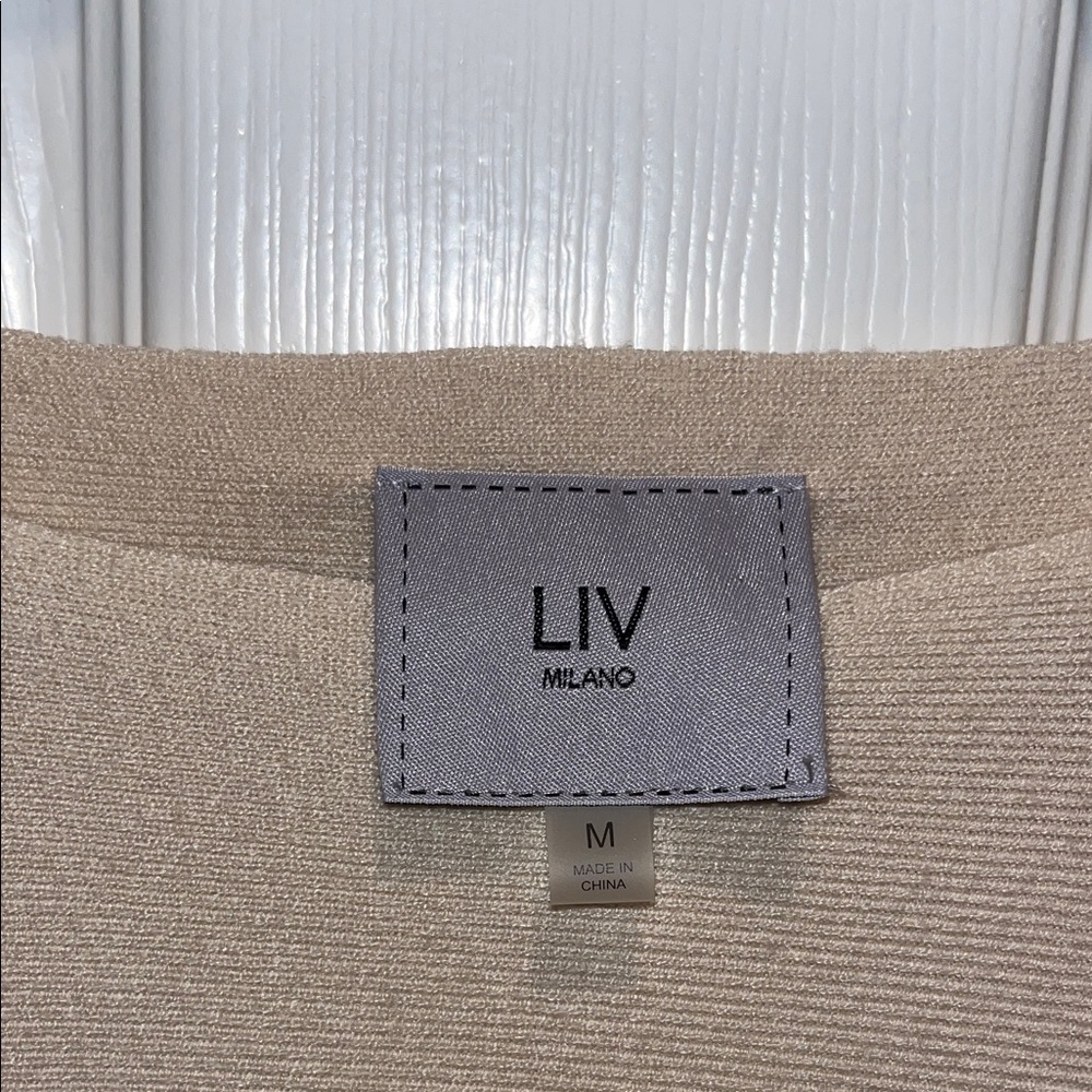 Milano Beige Knit Top - Picture 3 of 5